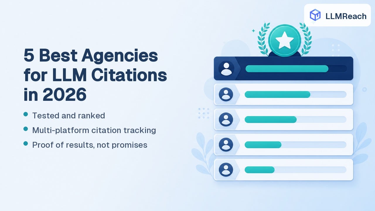 5 Best Agencies for LLM Citations in 2026 5 Best Agencies for LLM Citations in 2026