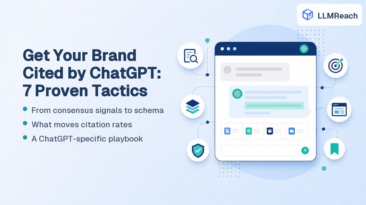 Get Your Brand Cited by ChatGPT in 2026: 7 Proven Tactics Get Your Brand Cited by ChatGPT in 2026: 7 Proven Tactics